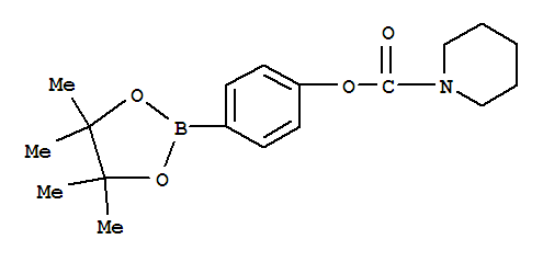 Structure of 4-(4,4,5,5-TETRAMETHYL-1,3,2-DIOXABOROLAN-2-YL)PHENYL PIPERIDINE-1-CARBOXYLATE
