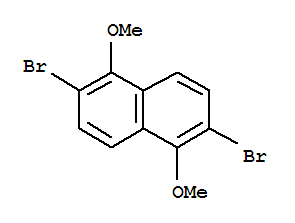 Structure of 2,6-DIBROMO-1,5-DIMETHOXYNAPHTHALENE