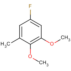 Structure of Benzene, 5-fluoro-1,2-dimethoxy-3-methyl-