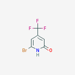 Structure of 6-Bromo-4-(trifluoromethyl)pyridin-2(1H)-one