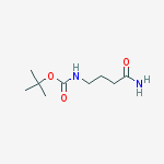 Structure of Tert-butyl N-(4-amino-4-oxobutyl)carbamate