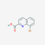 Structure of 8-bromoquinoline-2-carboxylic acid