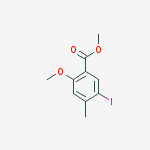 Structure of 5-Iodo-2-Methoxy-4-MethylBenzoic Acid Methyl Ester