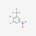 Structure of 4-Bormo-3-chloro-5-(trifluoromethyl)nitrobenzene