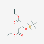 Structure of 3-[[(1,1-Dimethylethyl)dimethylsilyl]oxy]pentanedioic Acid Diethyl Ester