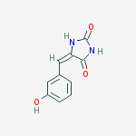 Structure of 5-(3'-HYDROXYBENZYLIDENE)HYDANTOIN