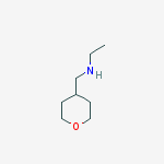 N-(TETRAHYDRO-2H-PYRAN-4-YLMETHYL)ETHANAMINE 95%结构式