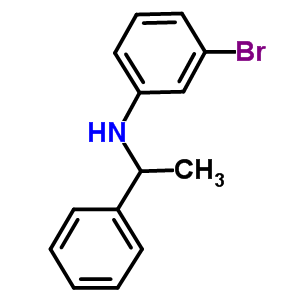BENZENEMETHANAMINE, N-(3-BROMOPHENYL)-A-METHYL-, (-)-结构式