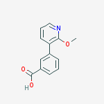 Structure of 3-(2-Methoxypyridin-3-yl)benzoic acid