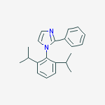 Structure of 1-(2,6-DIISOPROPYLPHENYL)-2-PHENYL-1H-IMIDAZOLE