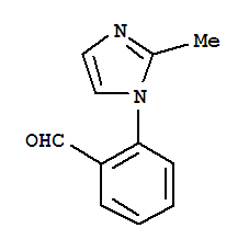 Structure of 2-(2-METHYLIMIDAZOL-1-YL)BENZALDEHYDE