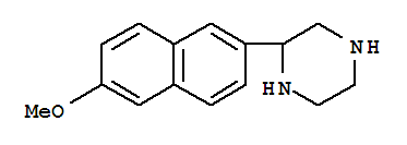 Structure of 2-(6-Methoxy-2-naphthyl)piperazine