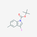 3-IODO-5-METHYLINDOLE, N-BOC PROTECTED 98%结构式
