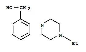 Structure of 2-(4-N-Ethylpiperazinyl)benzyl alcohol