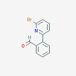 2-(6-Bromopyridin-2-yl)benzaldehyde结构式