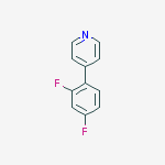 Structure of 4-(2,4-DIFLUOROPHENYL)PYRIDINE