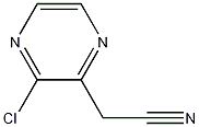 Structure of 3-chloro-2-pyrazineacetonitrile