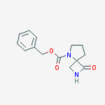 Structure of benzyl 3-oxo-2,5-diazaspiro[3.4]octane-5-carboxylate