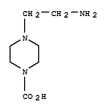 Structure of 1-Piperazinecarboxylicacid, 4-(2-aminoethyl)-