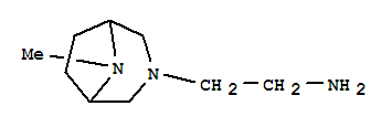 Structure of 3,8-Diazabicyclo[3.2.1]octane-3-ethanamine,8-methyl-
