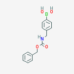 Structure of 4-((Benzyloxycarbonylamino)methyl)phenylboronic acid