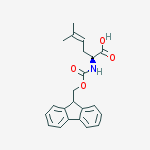 Structure of FMOC-L-2-AMINO-5-METHYLHEX-4-ENOIC ACID