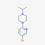 Structure of 1-(5-Bromopyridin-2-yl)-4-isopropylpiperazine