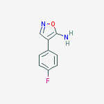 Structure of 4-(4-fluorophenyl)-5-isoxazolamine(SALTDATA: FREE)