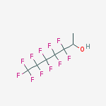 Structure of 3,3,4,4,5,5,6,6,7,7,7-Undecafluoroheptan-2-ol