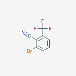2-bromo-6-trifluoromethylbenzonitrile结构式