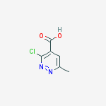 Structure of 3-Chloro-6-methylpyridazine-4-carboxylic acid