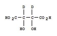 Structure of DL-TARTARIC-2,3-D2 ACID