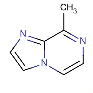 Structure of Imidazo[1,2-a]pyrazine, 8-methyl-