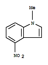 1-METHYL-4-NITRO-1H-INDOLE结构式