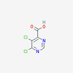 Structure of 5,6-DichloropyriMidine-4-carboxylic acid