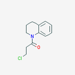 1-(3-chloropropanoyl)-1,2,3,4-tetrahydroquinoline结构式