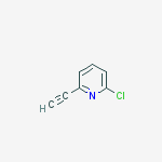 Structure of 2-chloro-6-ethynylpyridine