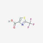 Structure of 2-(trifluoromethyl)thiazole-4-carboxylic acid