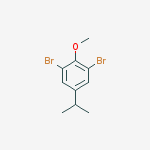 Structure of 1,3-Dibromo-5-isopropyl-2-methoxybenzene