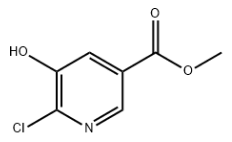 Structure of 6-Chloro-5-hydroxy-nicotinic acid methyl ester