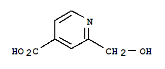 2-Hydroxymethylisonicotinicacid结构式