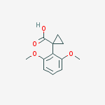 Structure of 1-(2,6-dimethoxyphenyl)Cyclopropanecarboxylic acid