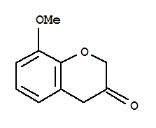 Structure of 8-METHOXY-2H-CHROMEN-3(4H)-ONE