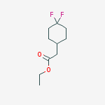 Structure of (4,4-Difluoro-cyclohexyl)-acetic acid ethyl ester
