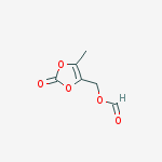 Structure of 4-formyloxymethyl-5-methyl- 1,3-dioxolene-2-one