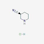Structure of (3s)-piperidine-3-carbonitrile;hydrochloride