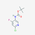 Structure of N-Boc-2-Chloro-4-fluoro-5-pyridinamine
