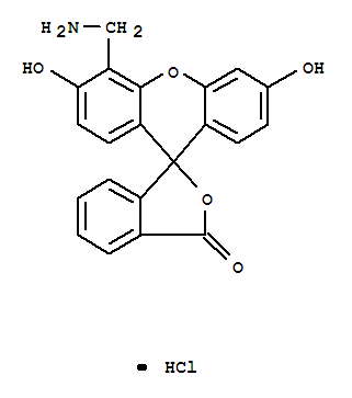 4-(Aminomethyl)fluoresceineHCl结构式
