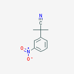 Structure of 2-Methyl-2-(3-nitrophenyl)propanenitrile