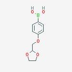 Structure of 4-([1,3]Dioxolan-2-ylmethoxy)-phenylboronic acid